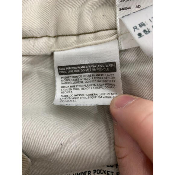 LEVI's 32x30 Chino White Tab Hidden Concealed Button Fly Reinforced Pockets - Picture 10 of 16